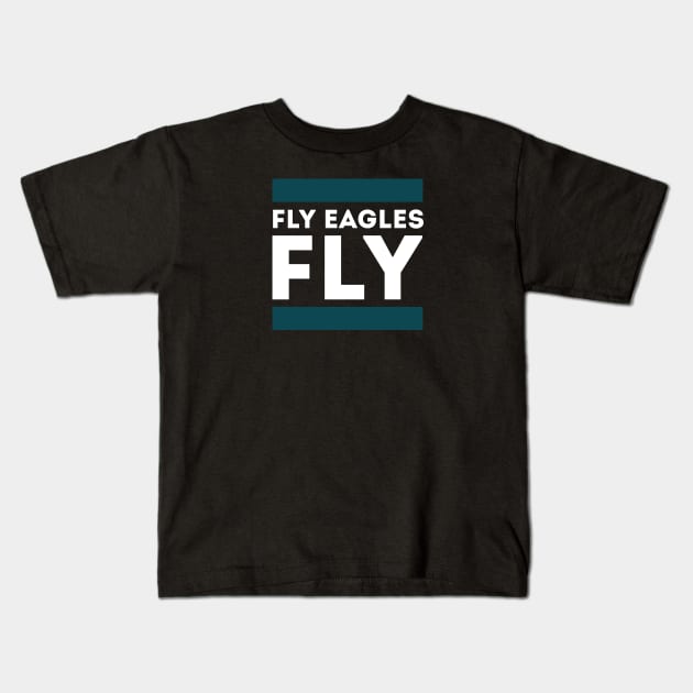 Fly Eagles Fly Kids T-Shirt by Funnyteesforme